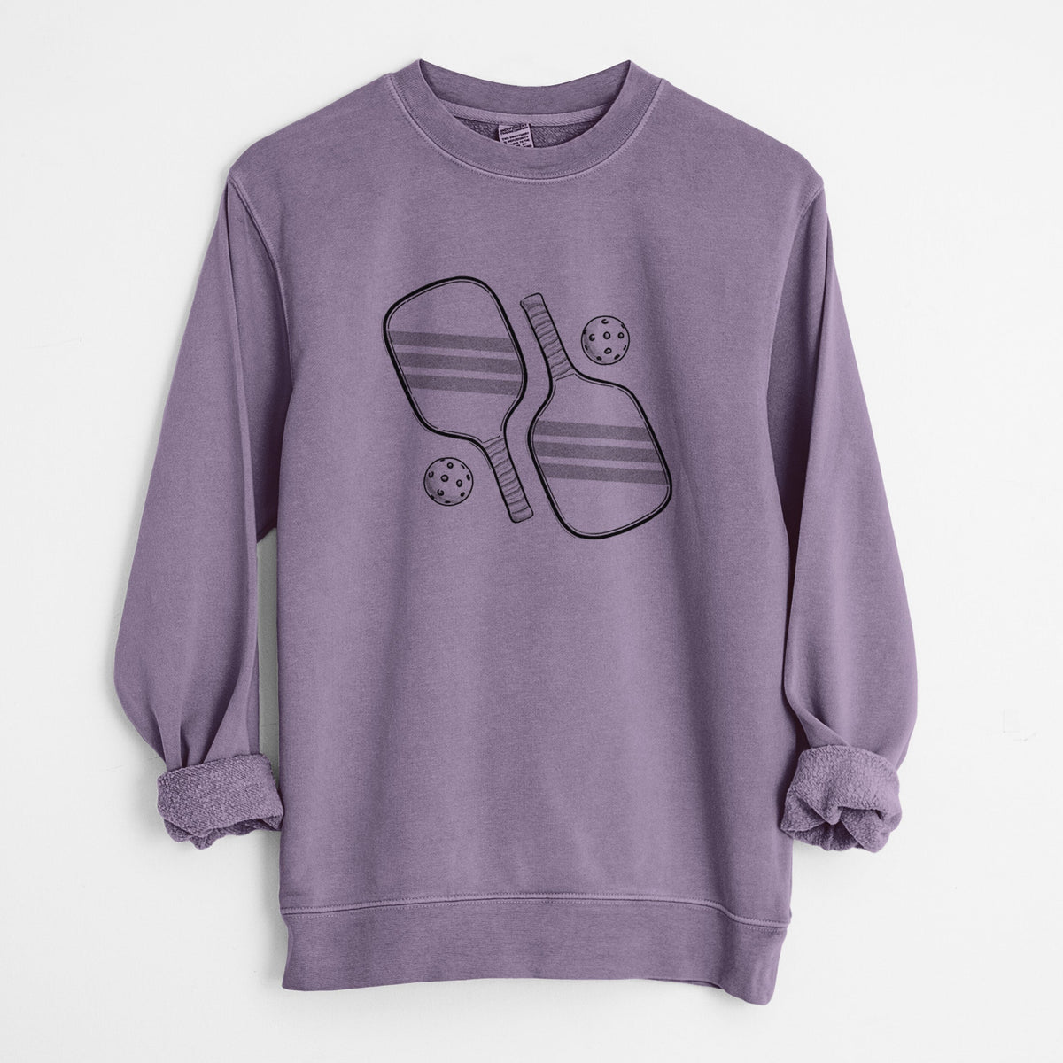 Pickleball Paddle Set - Unisex Pigment Dyed Crew Sweatshirt