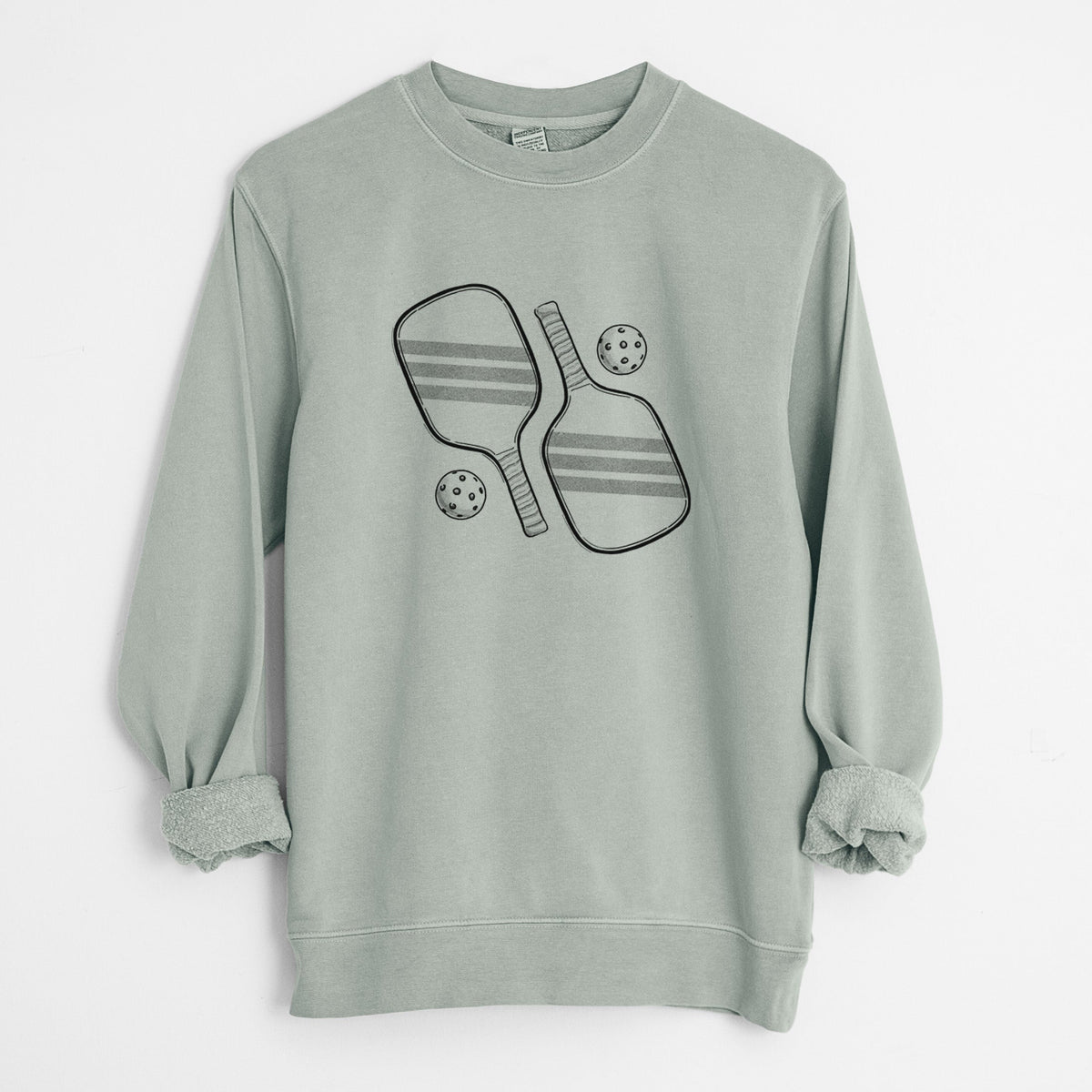 Pickleball Paddle Set - Unisex Pigment Dyed Crew Sweatshirt