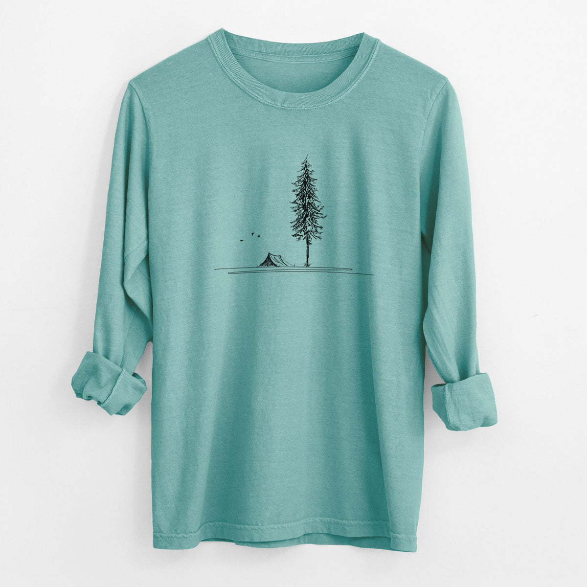 Pine Camp Vista - Unisex Comfort Colors 100% Cotton Long Sleeve
