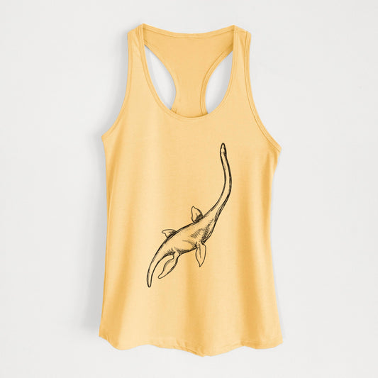 Plesiosaur - Plesiosaurus Dolichodeirus - Women's Racerback Tanktop