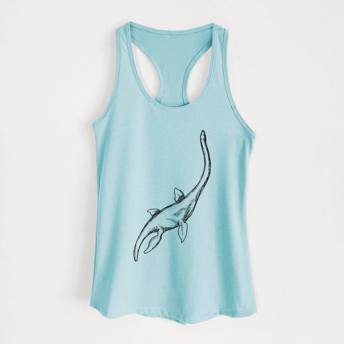 Plesiosaur - Plesiosaurus Dolichodeirus - Women's Racerback Tanktop