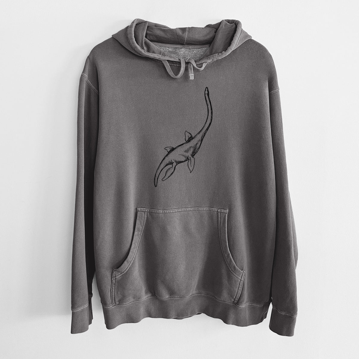 Plesiosaur - Plesiosaurus Dolichodeirus - Unisex Pigment Dyed Hoodie