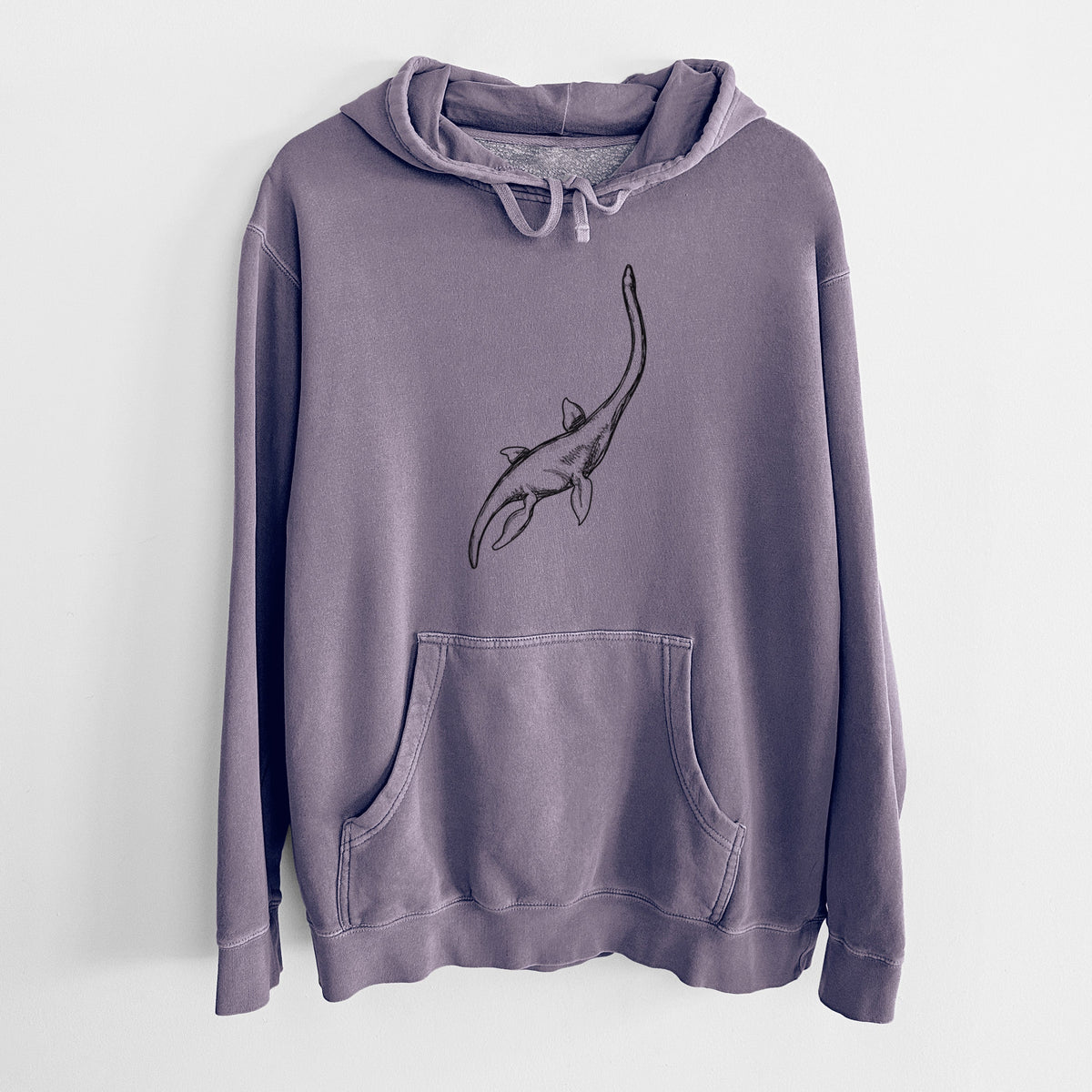 Plesiosaur - Plesiosaurus Dolichodeirus - Unisex Pigment Dyed Hoodie