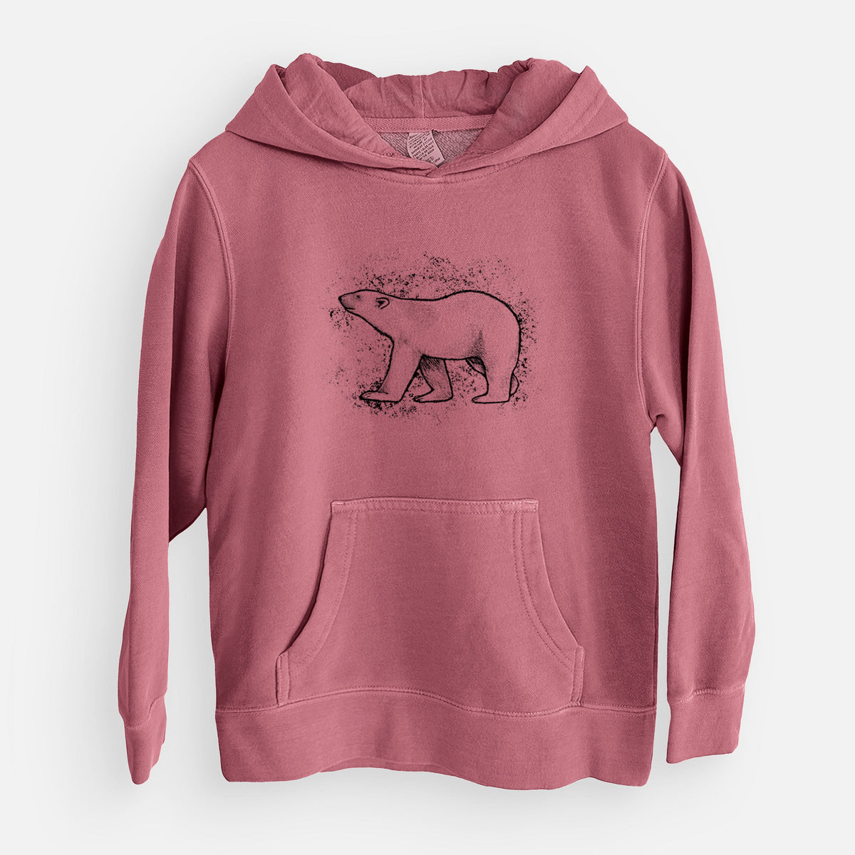 Polar Bear - Youth Pigment Dyed Hoodie
