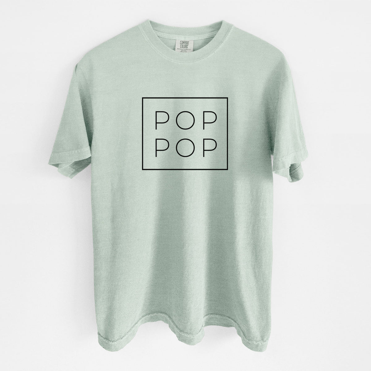 Pop Pop Boxed - Unisex Comfort Colors Garment-Dyed Heavyweight T-shirt