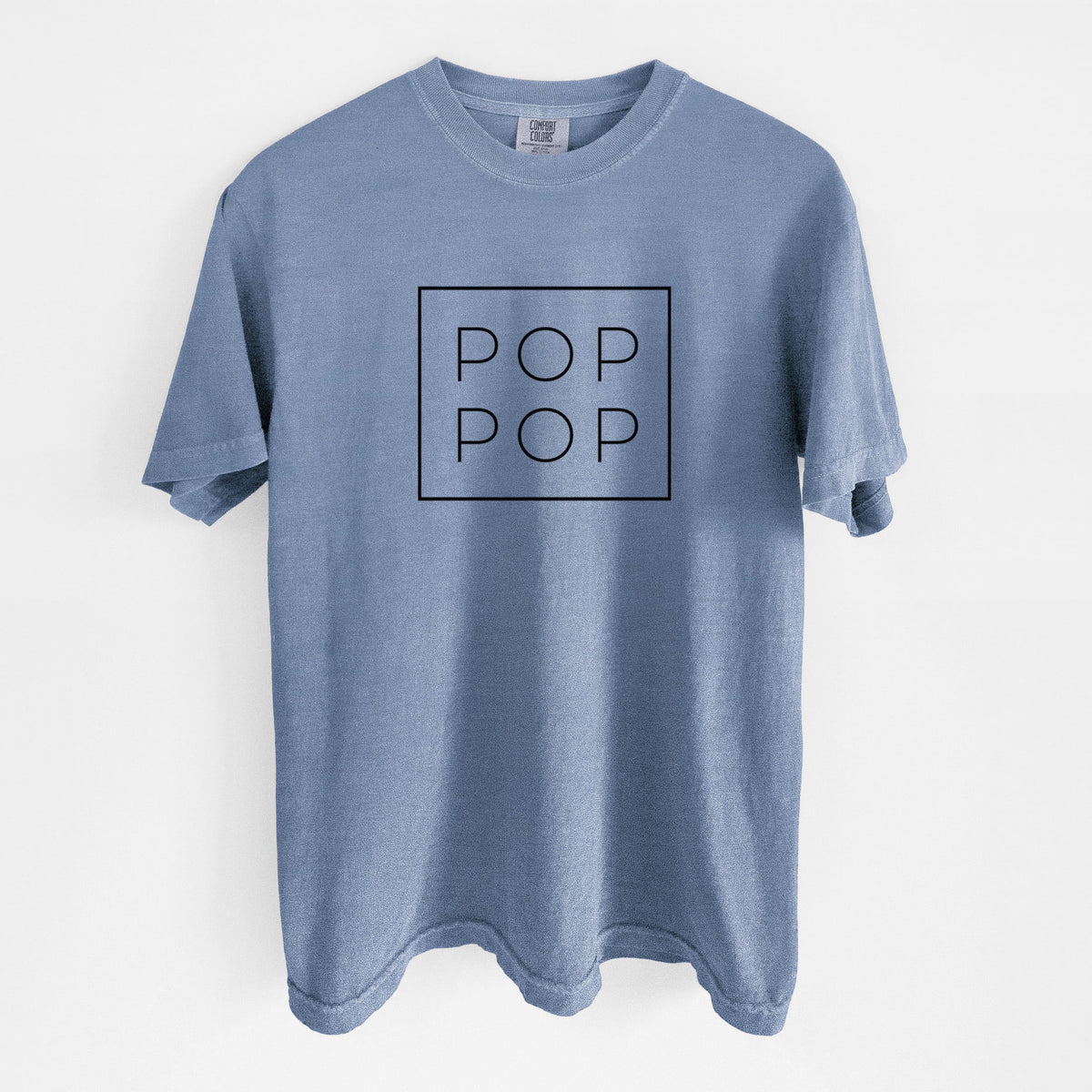Pop Pop Boxed - Unisex Comfort Colors Garment-Dyed Heavyweight T-shirt