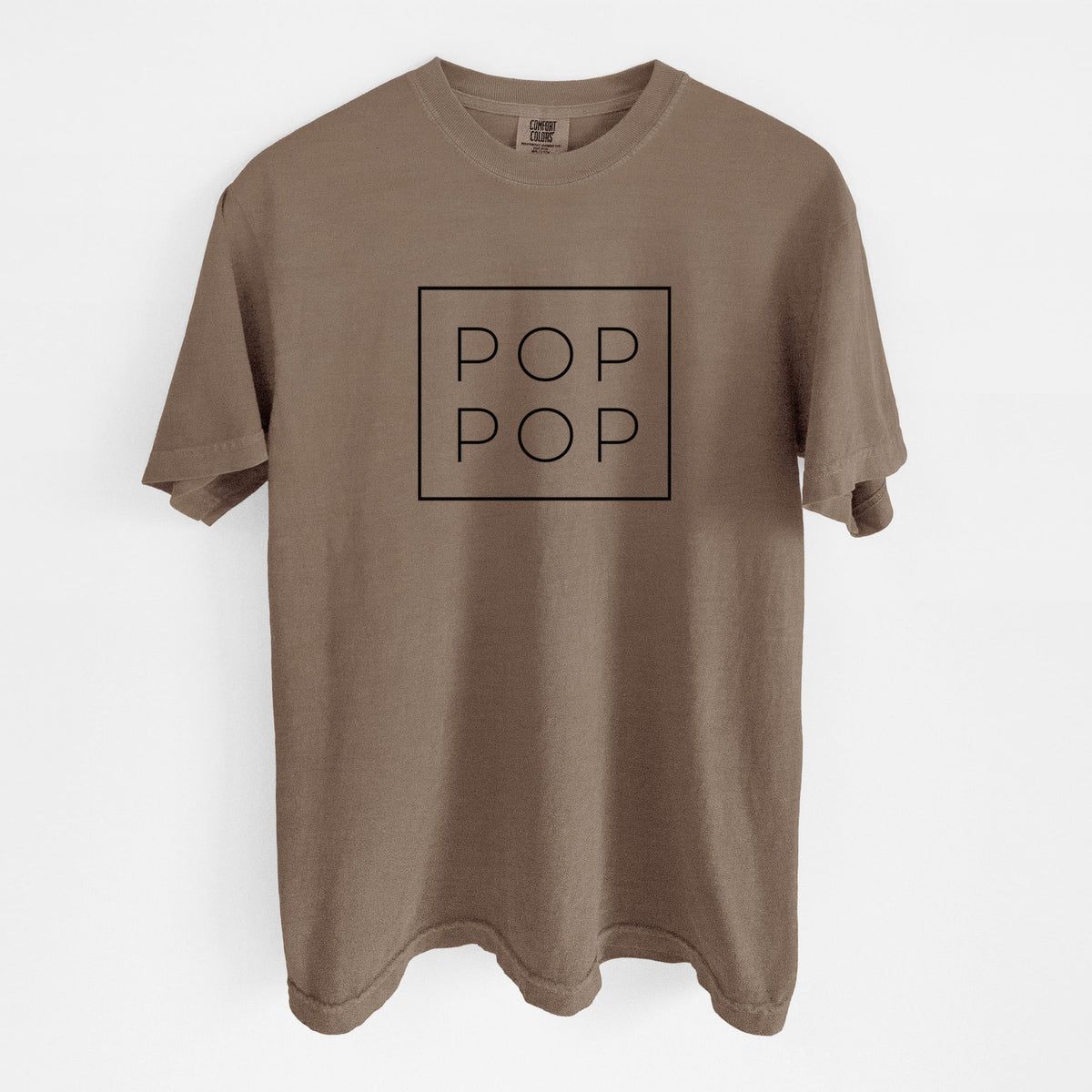 Pop Pop Boxed - Unisex Comfort Colors Garment-Dyed Heavyweight T-shirt
