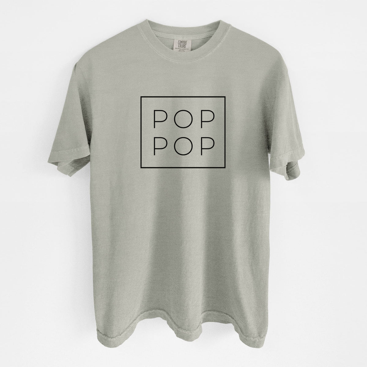 Pop Pop Boxed - Unisex Comfort Colors Garment-Dyed Heavyweight T-shirt