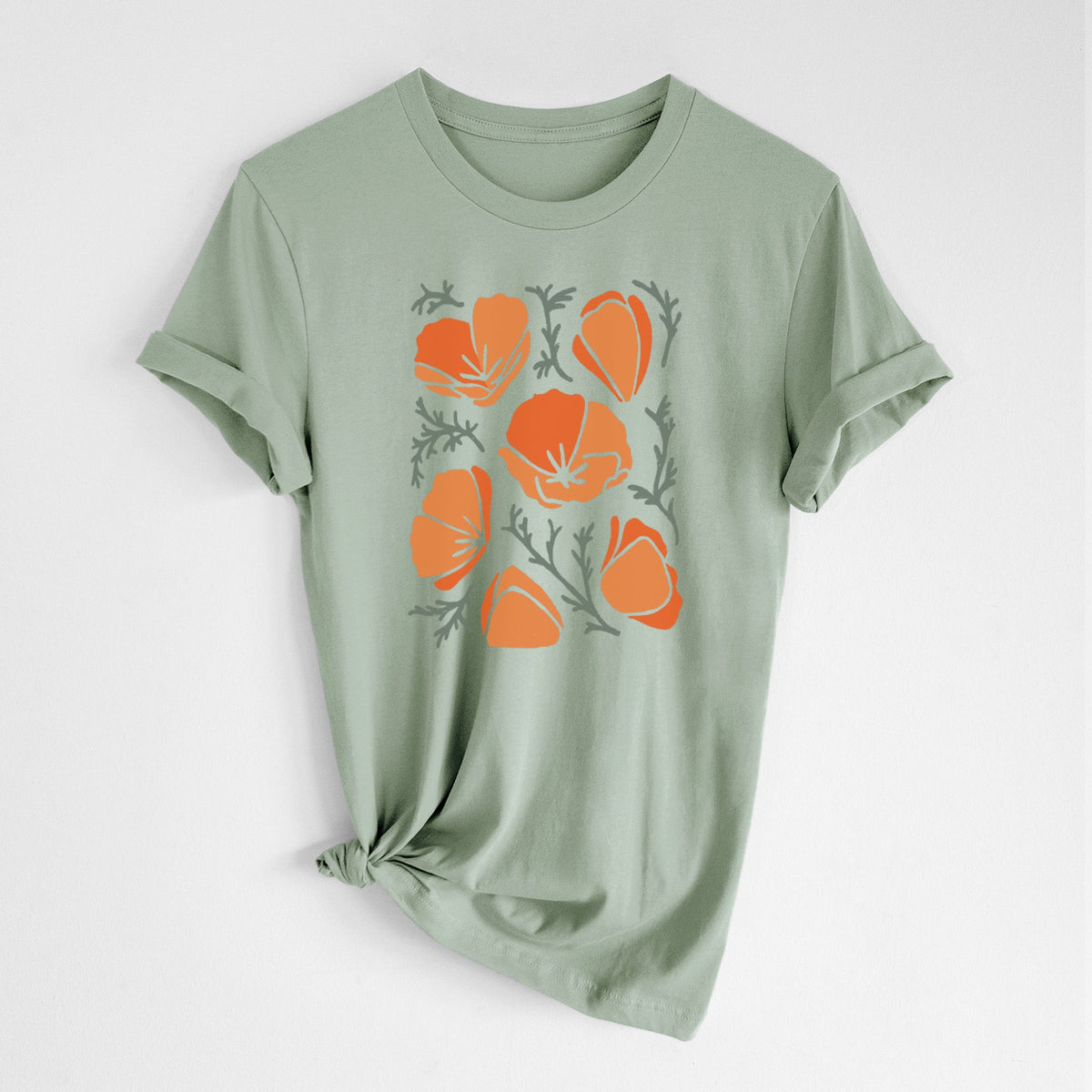 Poppy Vibes - Lightweight 100% Cotton Unisex Crewneck