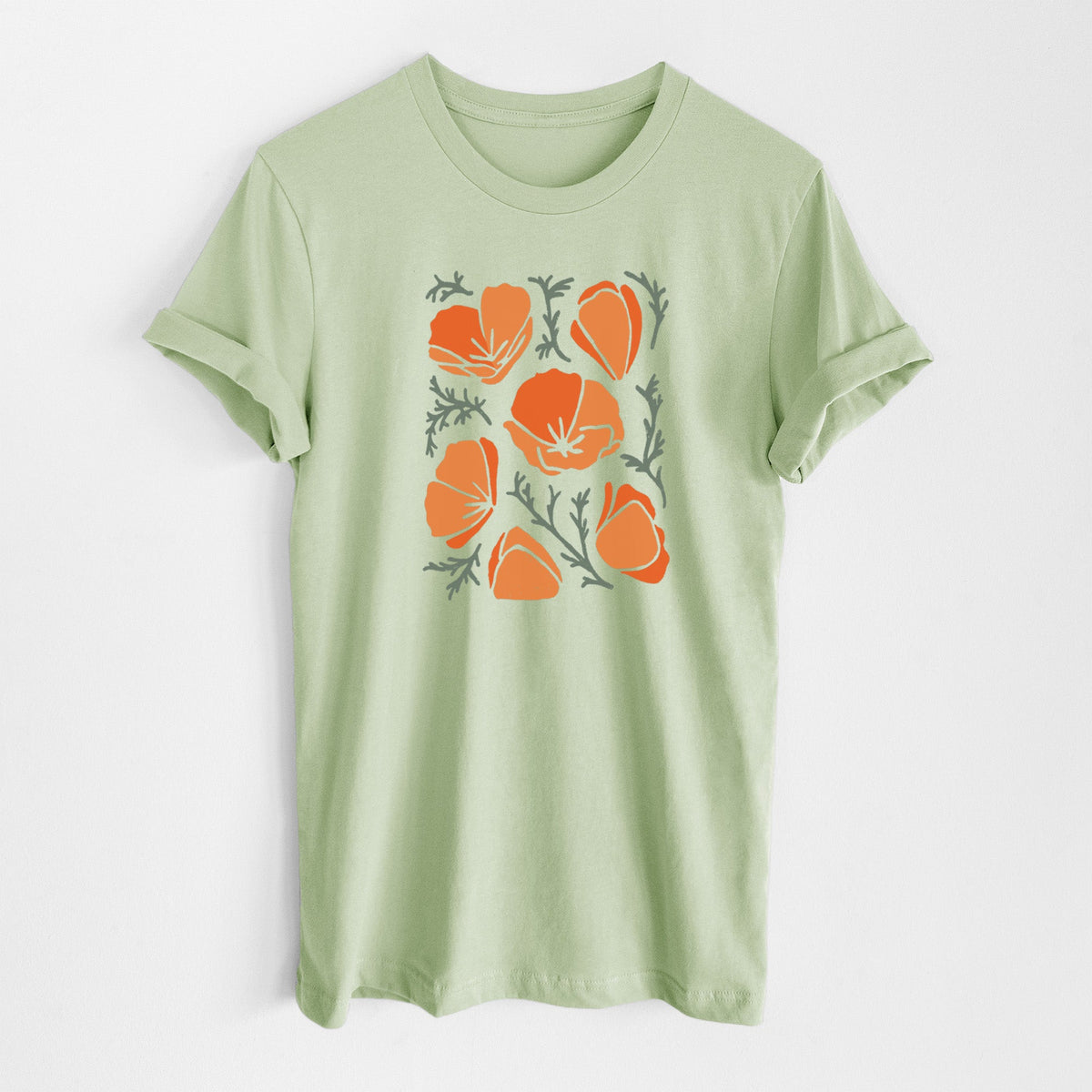 Poppy Vibes - Lightweight 100% Cotton Unisex Crewneck
