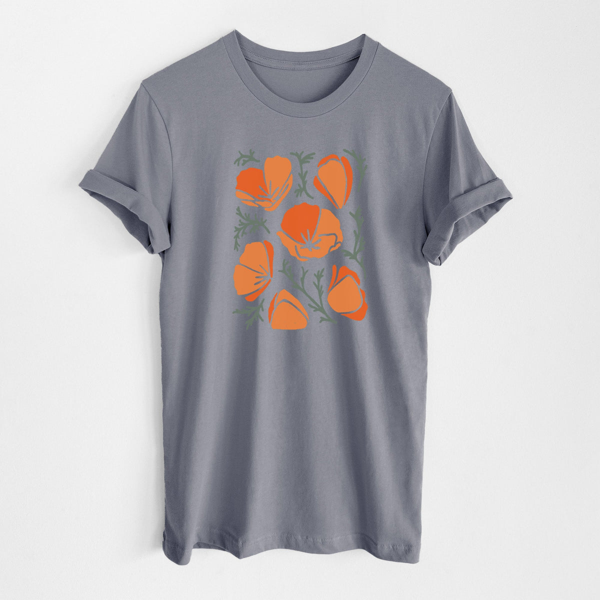 Poppy Vibes - Lightweight 100% Cotton Unisex Crewneck