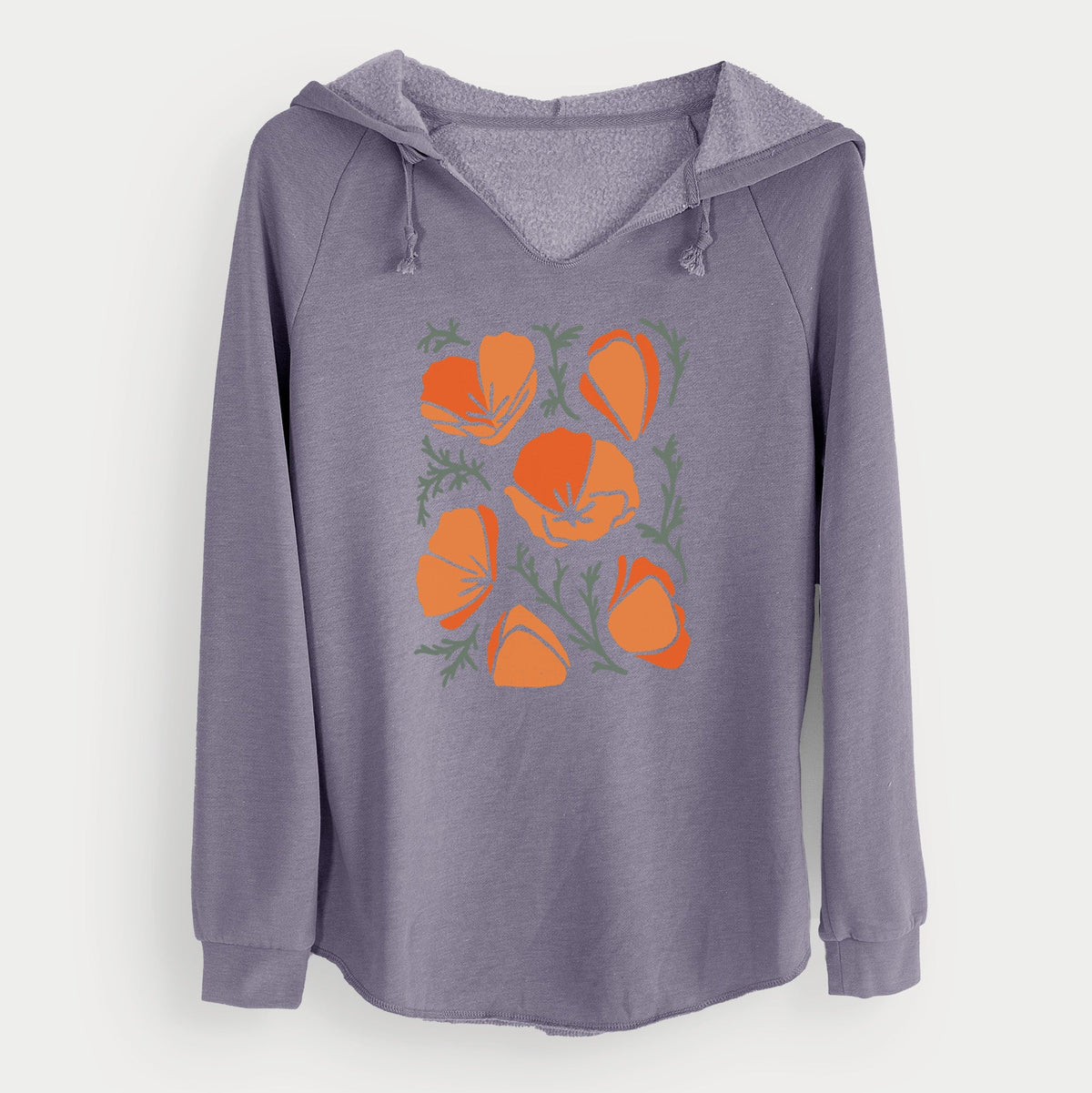 Poppy Vibes - Cali Wave Hooded Sweatshirt