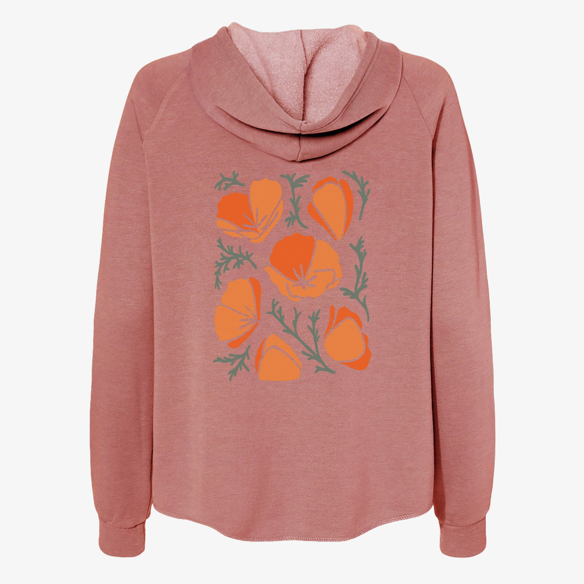 PoppyVibes - Women's Cali Wave Zip-Up Sweatshirt