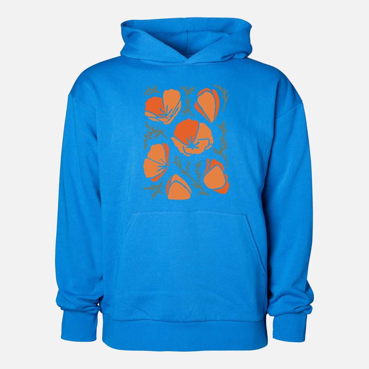 Poppy Vibes  - Statement Midweight Hoodie