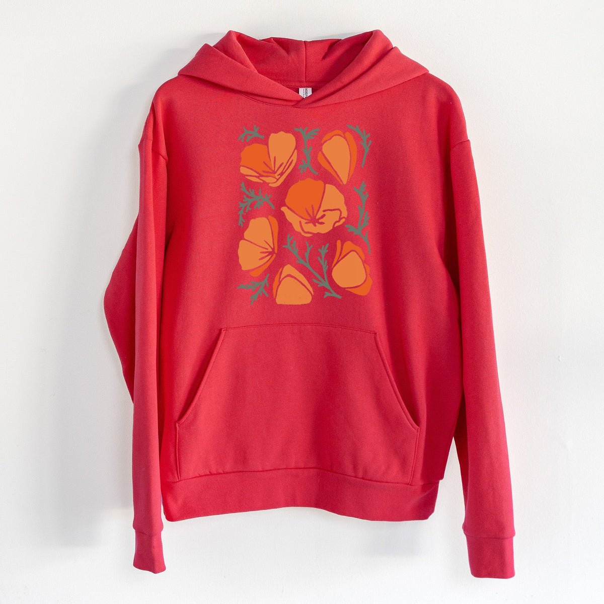 Poppy Vibes  - Statement Midweight Hoodie