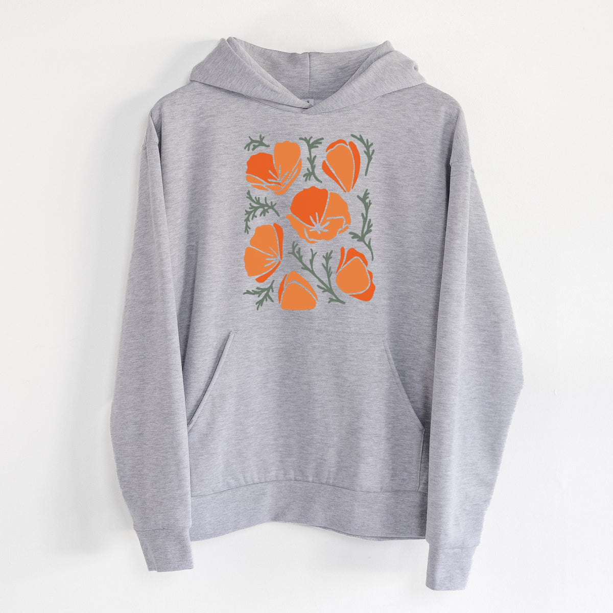 Poppy Vibes  - Statement Midweight Hoodie