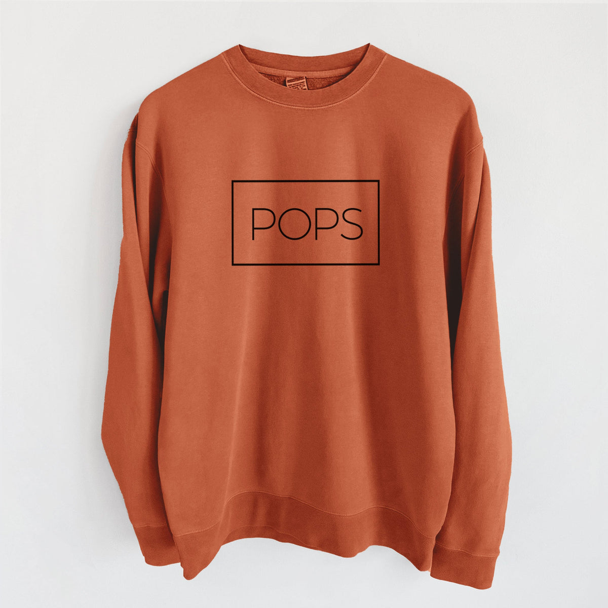 Pops Boxed 1 line - Unisex Pigment Dyed Crew Sweatshirt