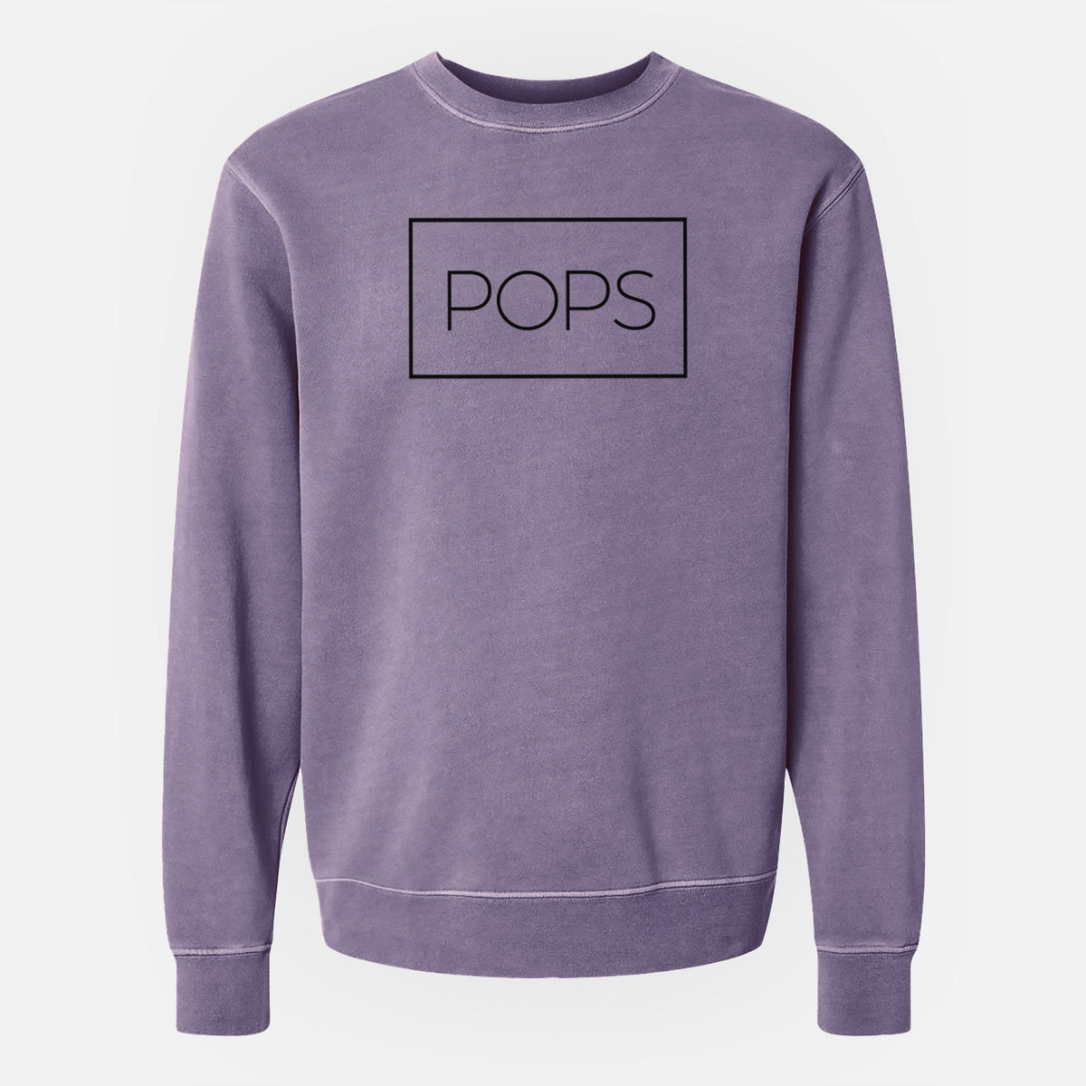 Pops Boxed 1 line - Unisex Pigment Dyed Crew Sweatshirt