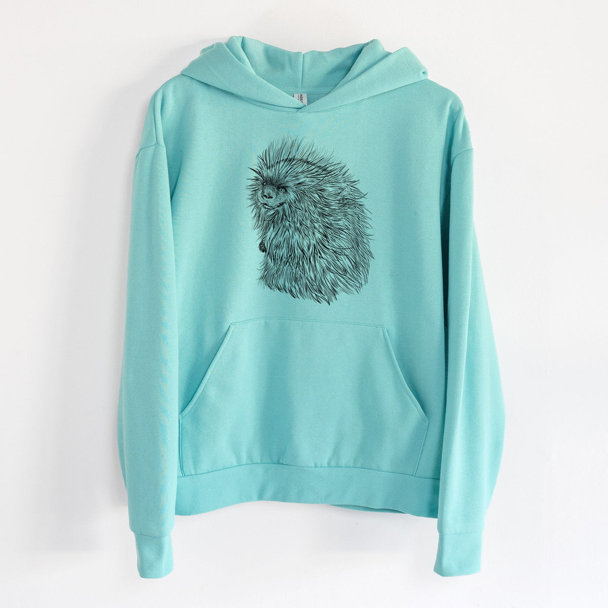 North American Porcupine - Erethizon dorsatum  - Statement Midweight Hoodie