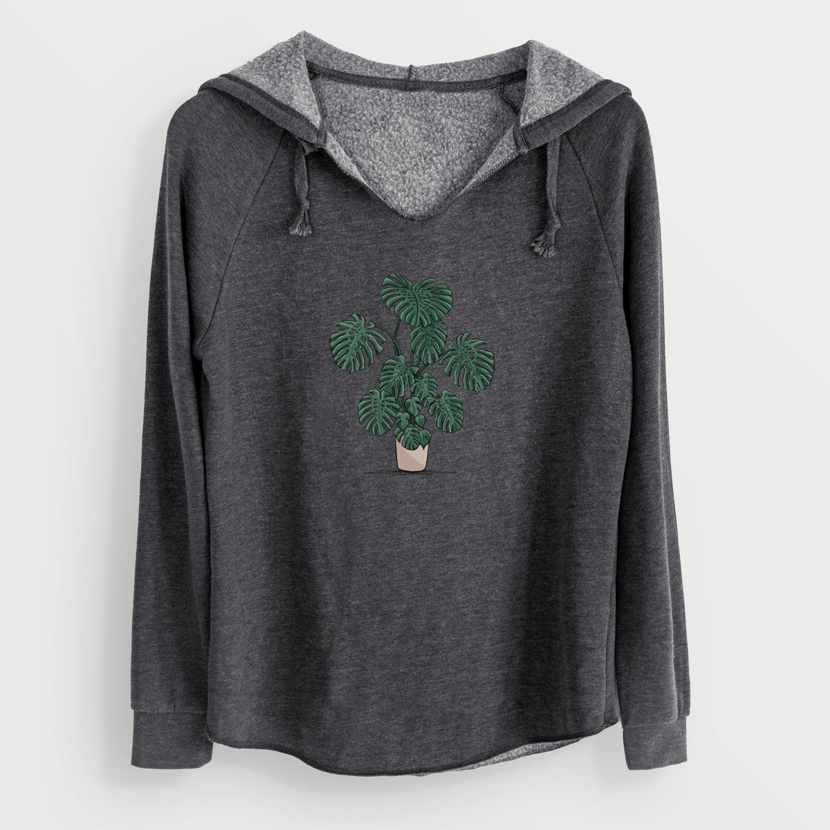 Potted Monstera Plant - Cali Wave Hooded Sweatshirt
