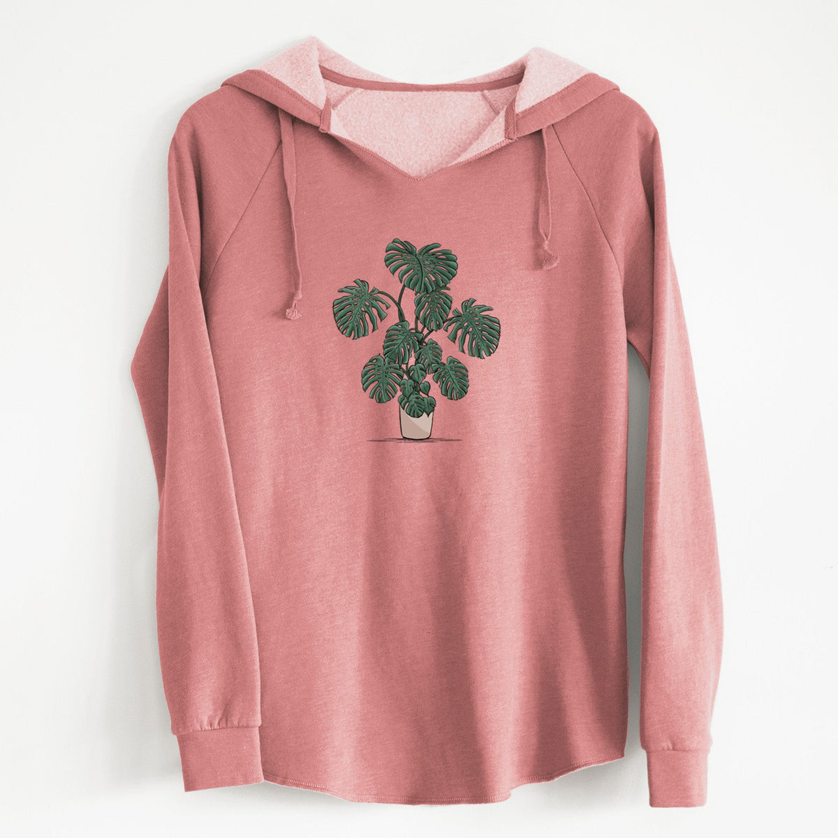 Potted Monstera Plant - Cali Wave Hooded Sweatshirt