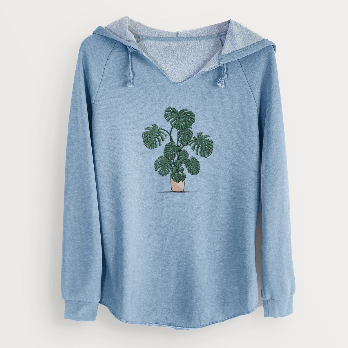 Potted Monstera Plant - Cali Wave Hooded Sweatshirt