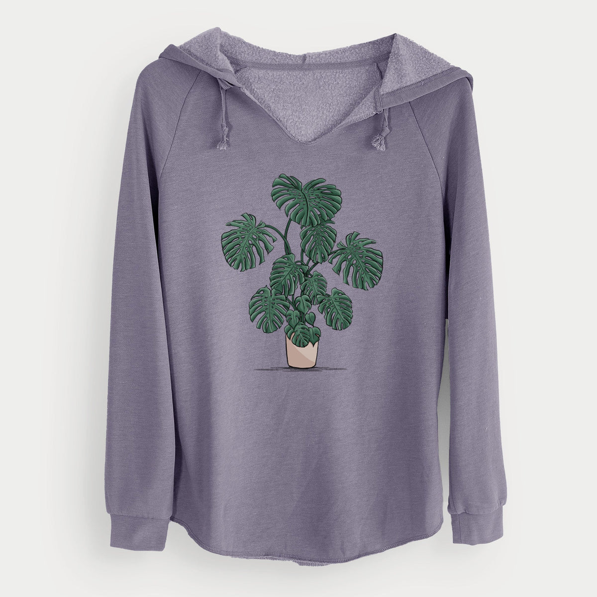 Potted Monstera Plant - Cali Wave Hooded Sweatshirt