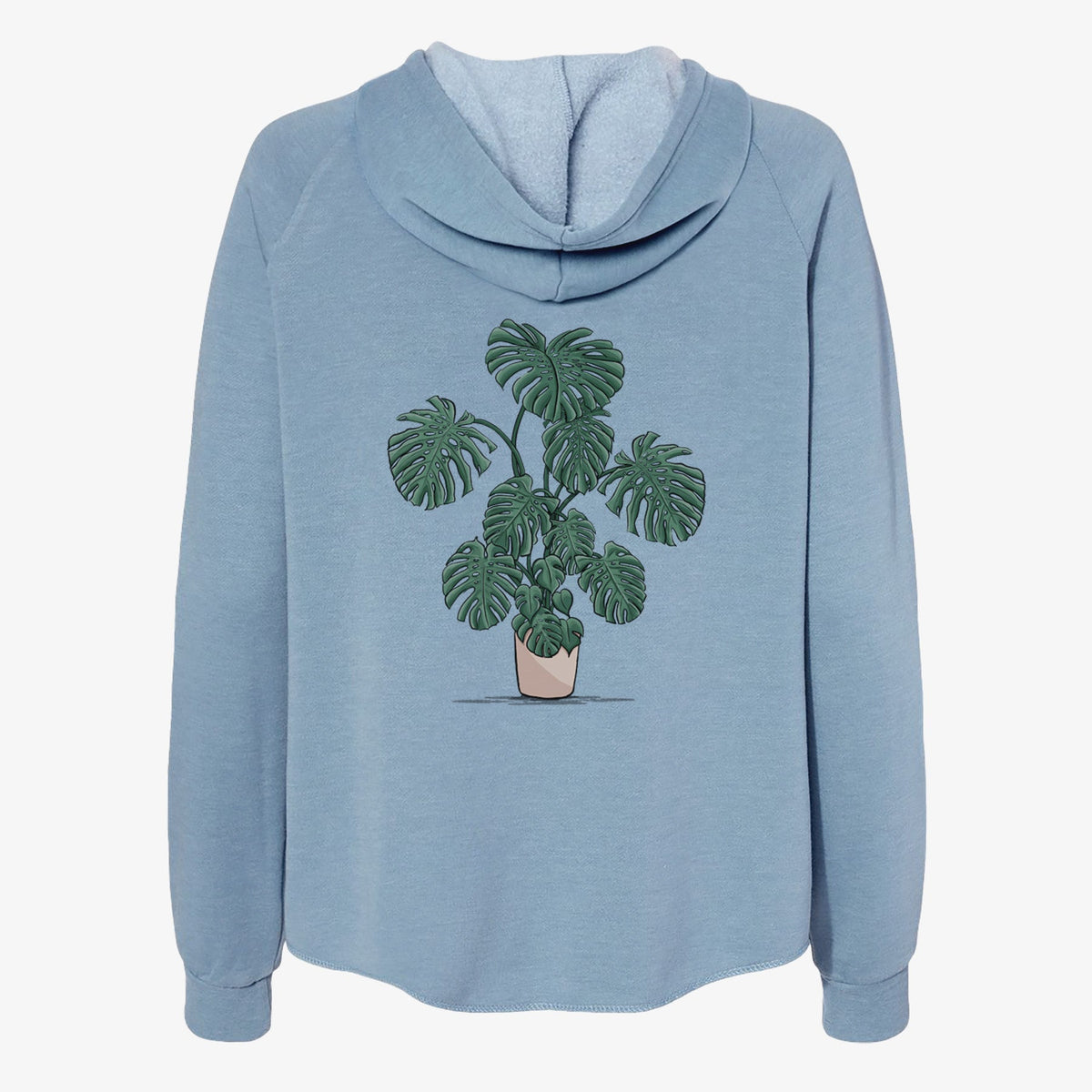 PottedMonstera - Women's Cali Wave Zip-Up Sweatshirt
