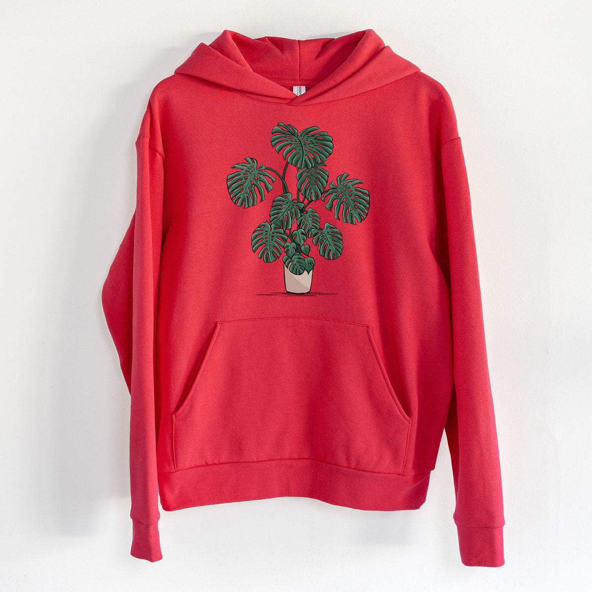 Potted Monstera Plant  - Statement Midweight Hoodie