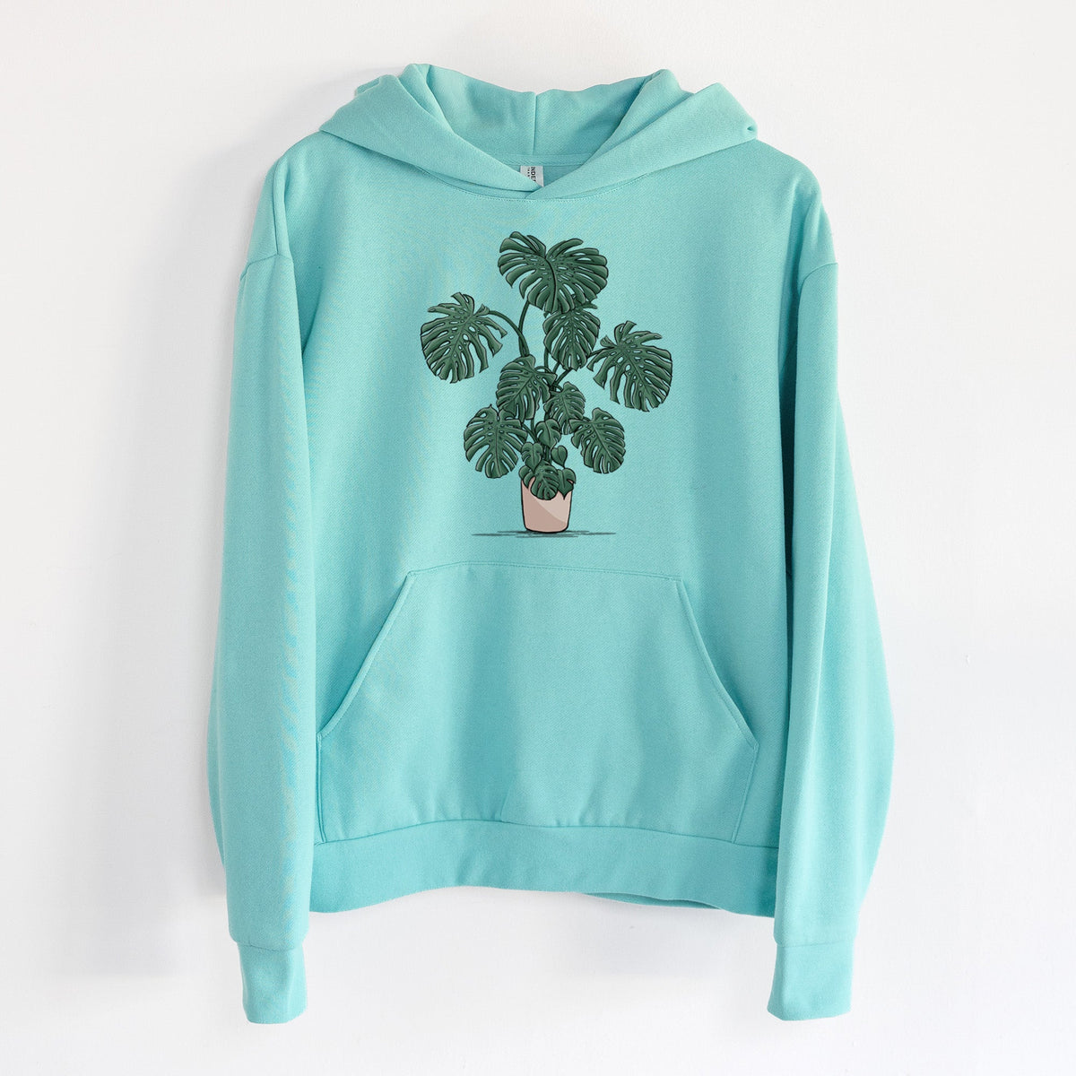 Potted Monstera Plant  - Statement Midweight Hoodie