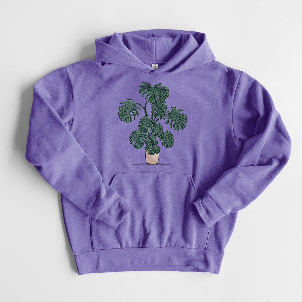 Potted Monstera Plant  - Statement Midweight Hoodie