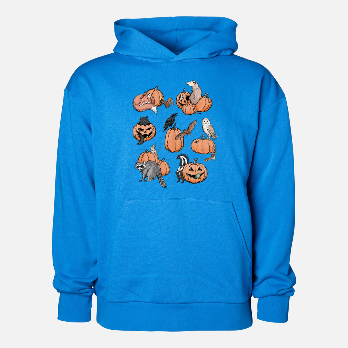Woodland Pumpkin Patch Party  - Statement Midweight Hoodie