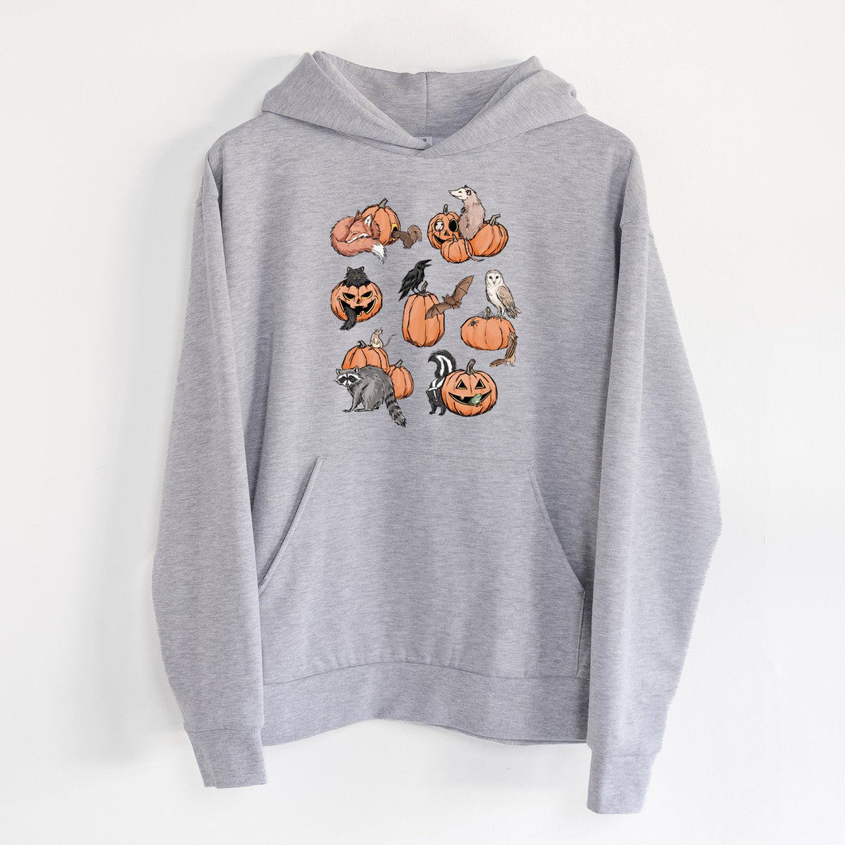 Woodland Pumpkin Patch Party  - Statement Midweight Hoodie