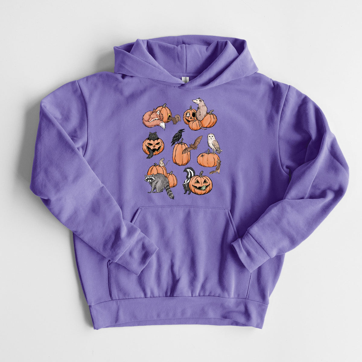 Woodland Pumpkin Patch Party  - Statement Midweight Hoodie