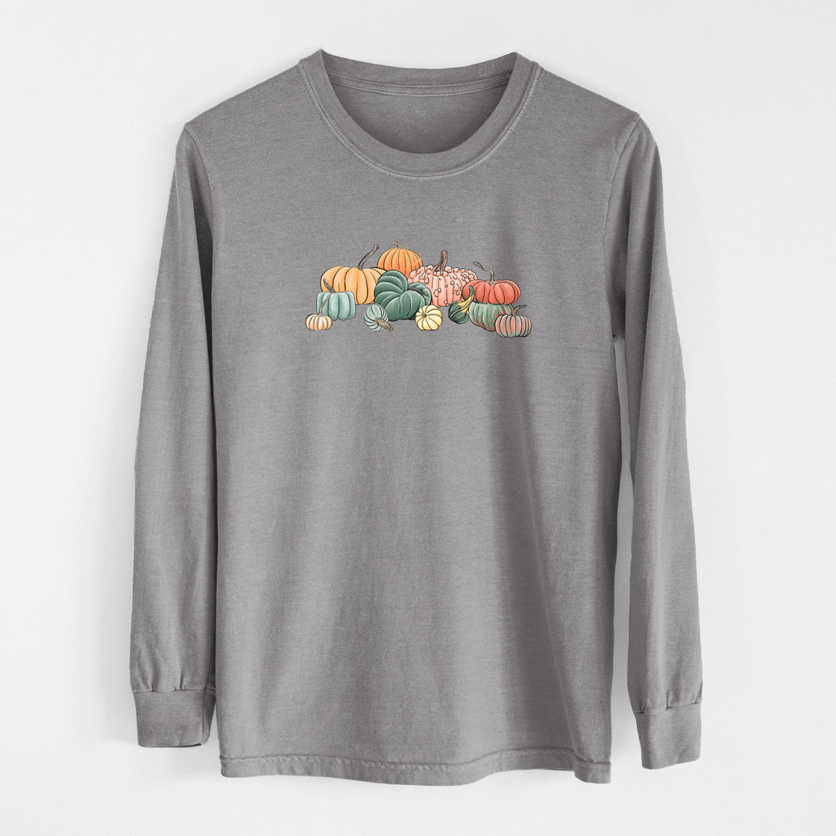 Pumpkin Harvest - Unisex Comfort Colors 100% Cotton Long Sleeve