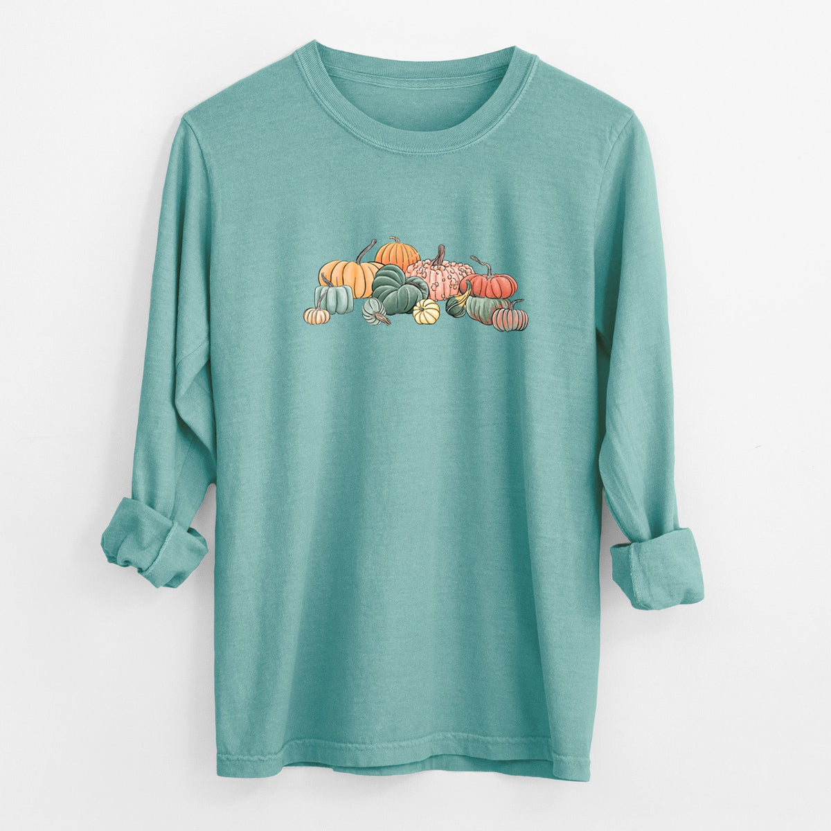 Pumpkin Harvest - Unisex Comfort Colors 100% Cotton Long Sleeve