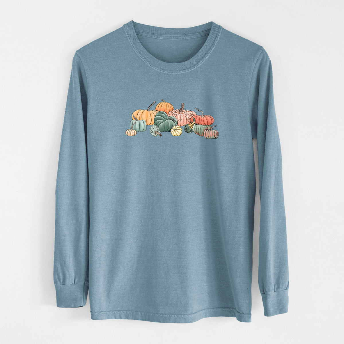 Pumpkin Harvest - Unisex Comfort Colors 100% Cotton Long Sleeve