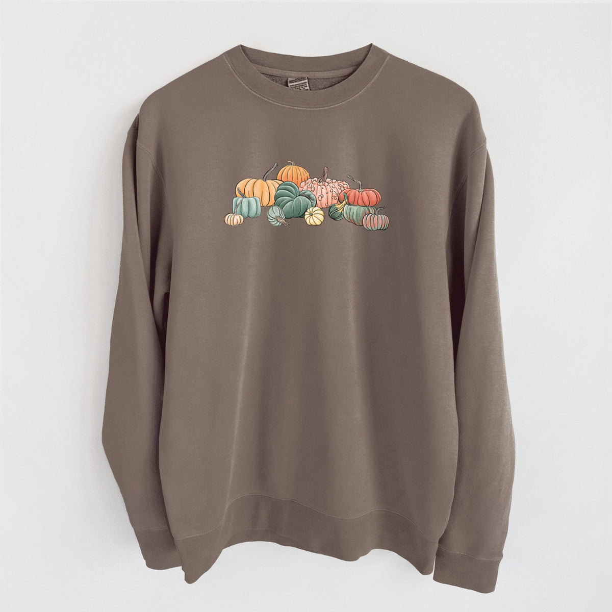 Pumpkin Harvest - Unisex Pigment Dyed Crew Sweatshirt