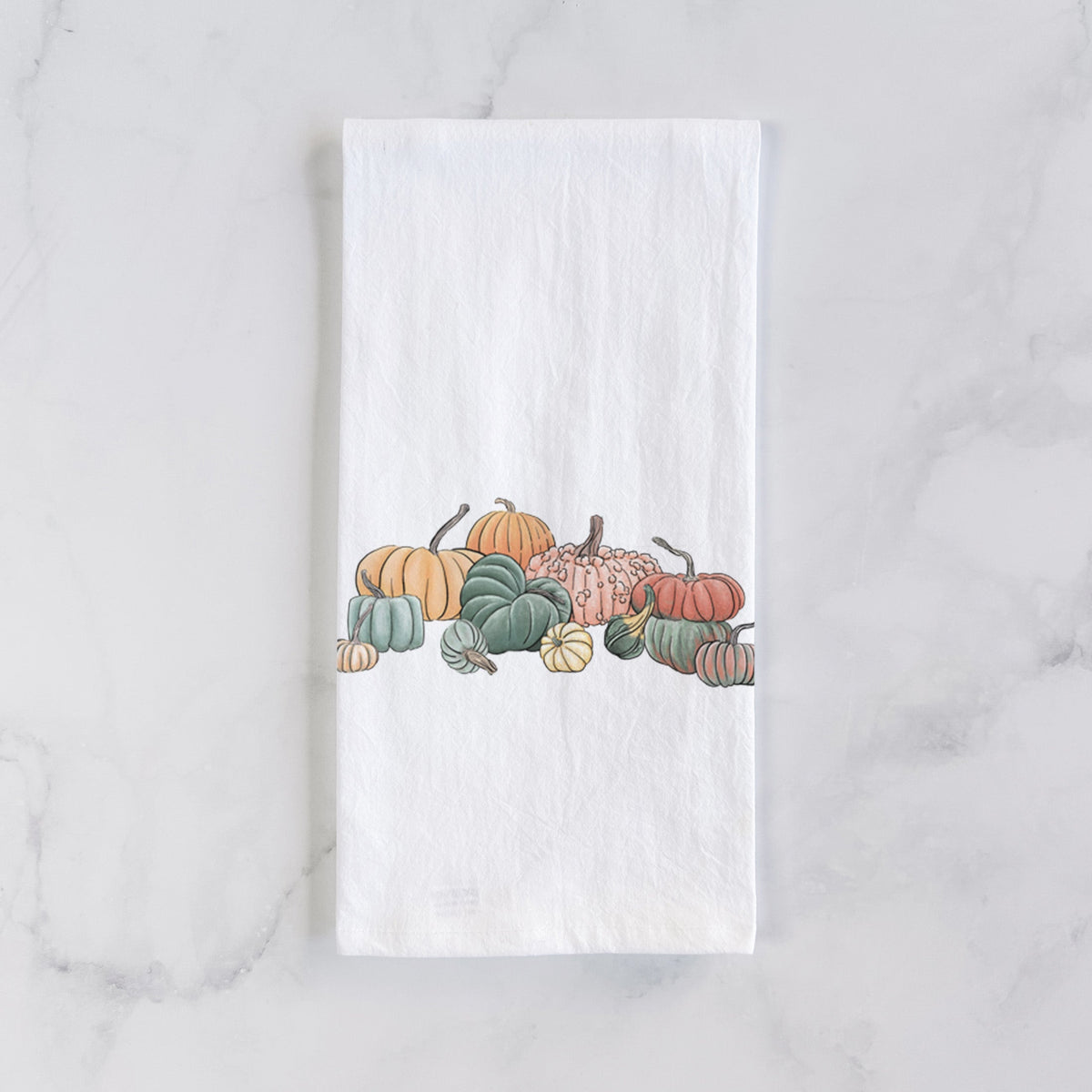 Pumpkin Harvest Tea Towel