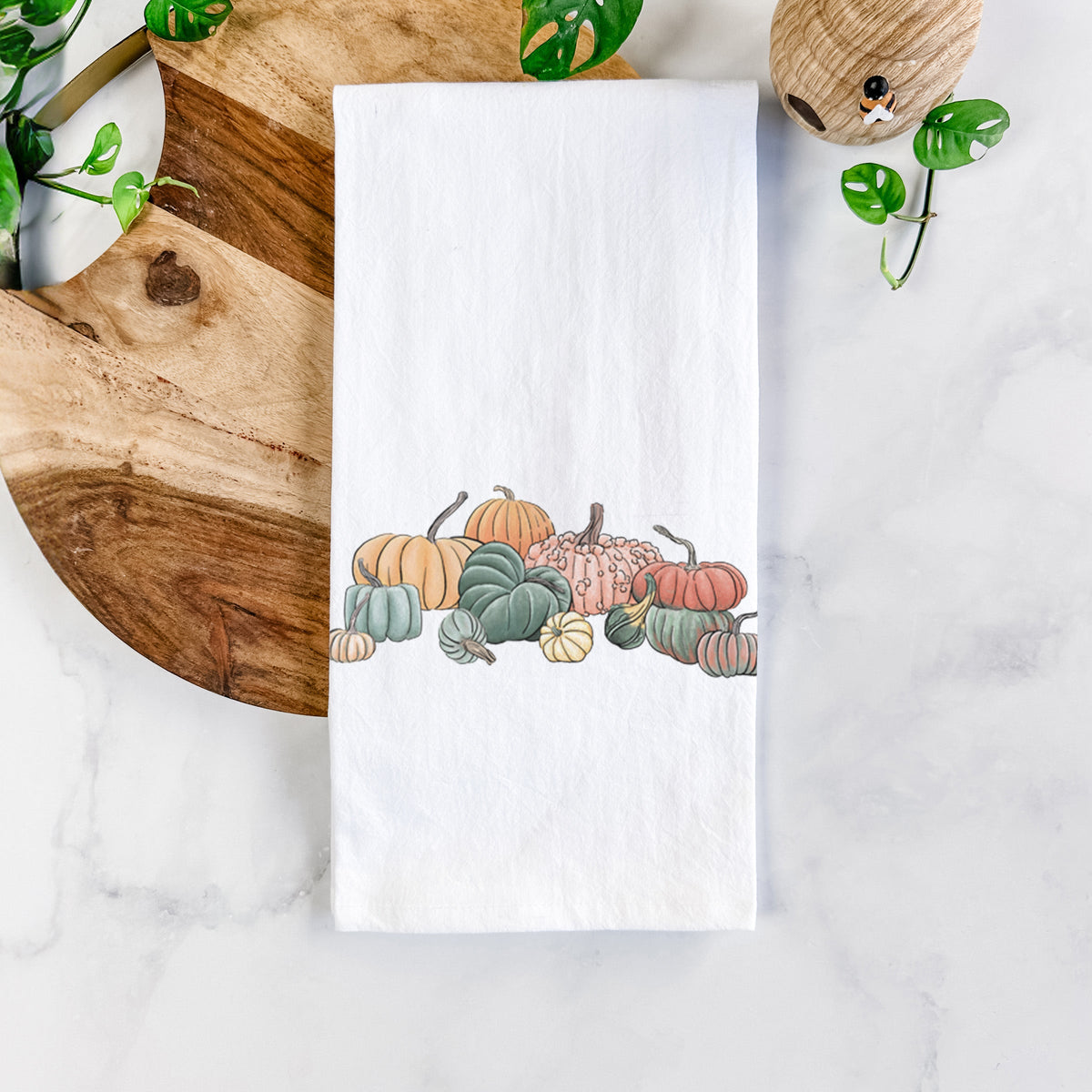 Pumpkin Harvest Tea Towel