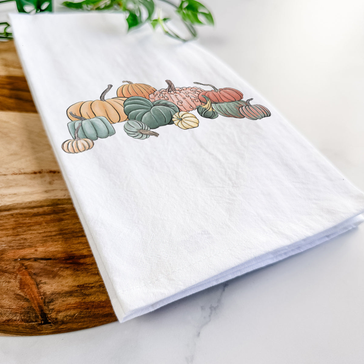 Pumpkin Harvest Tea Towel