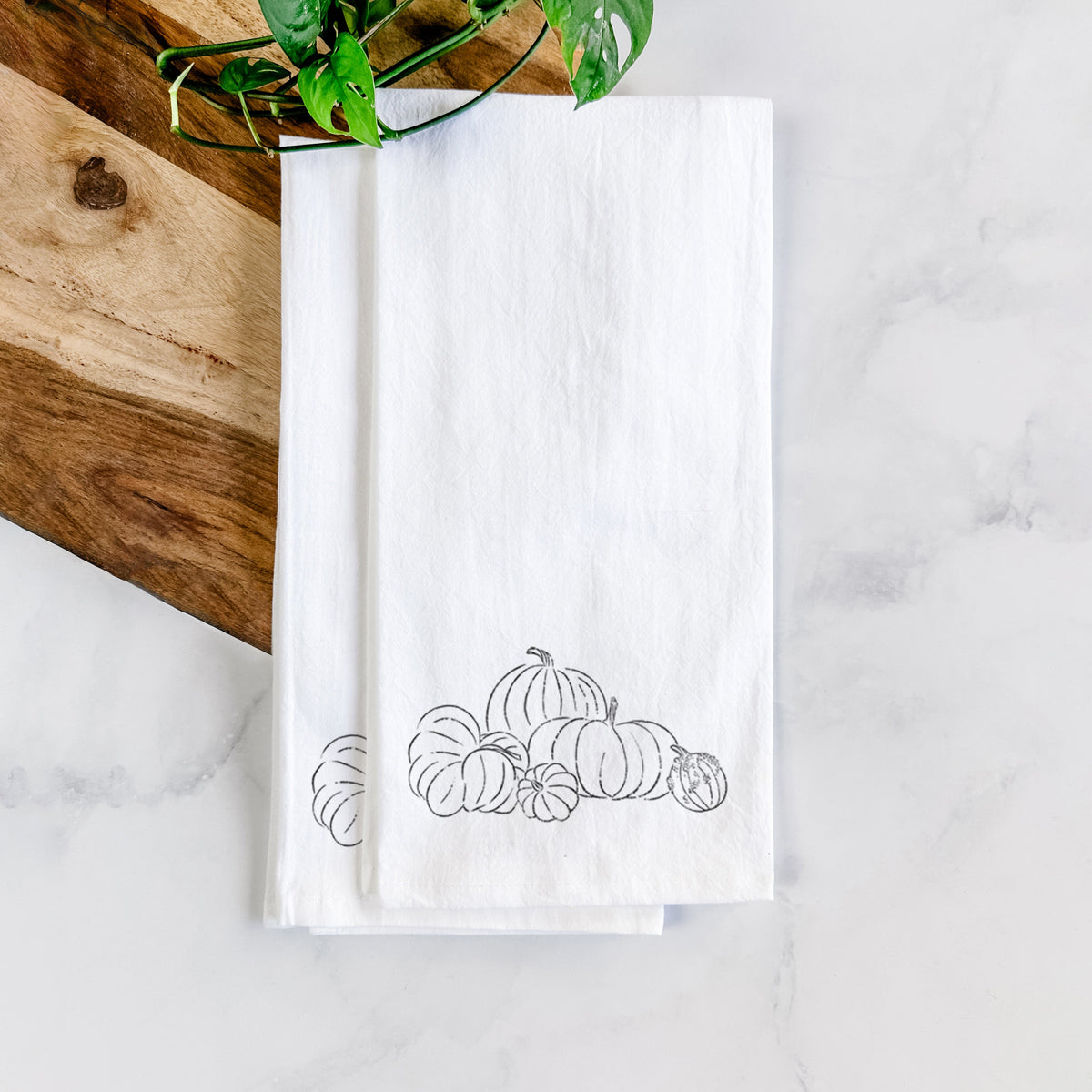 Pumpkins Tea Towel