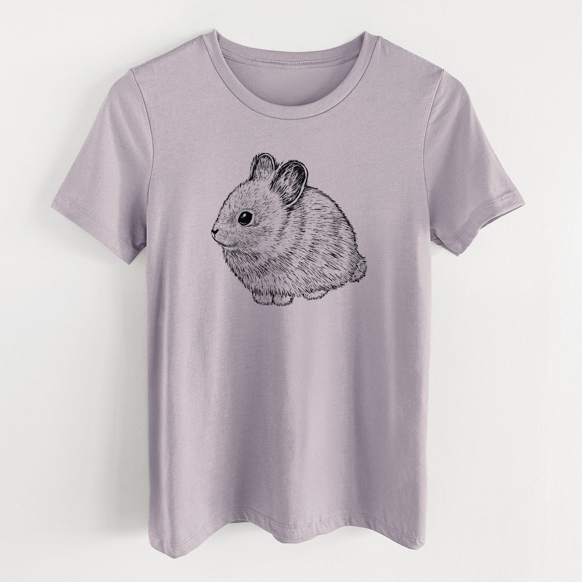 Columbia Basin Pygmy Rabbit - Women's Lightweight Relaxed Fit 100% Cotton Crewneck