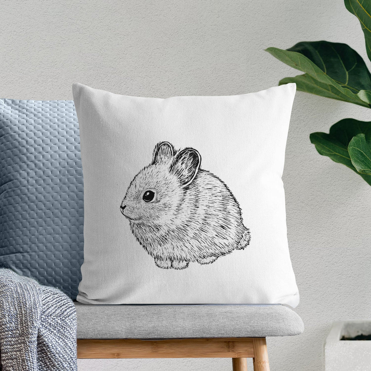 Columbia Basin Pygmy Rabbit - Throw Pillow Cover