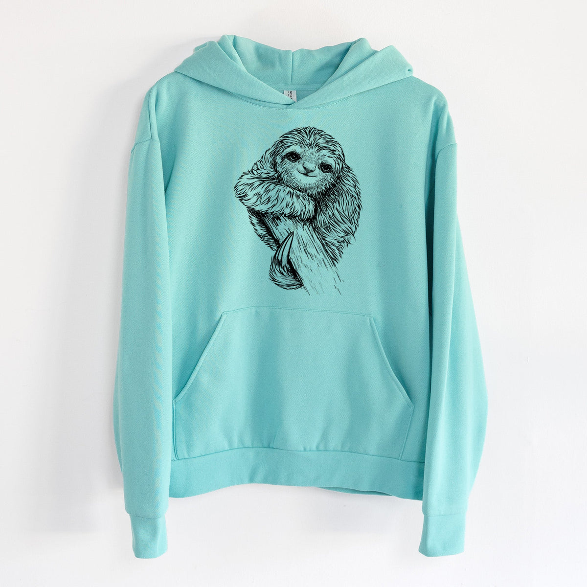 Pygmy Three-toed Sloth - Bradypus pygmaeus  - Statement Midweight Hoodie