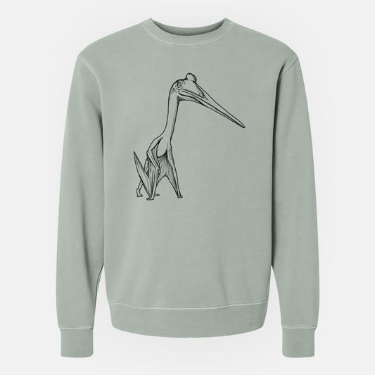 Quetzalcoatlus Northropi - Unisex Pigment Dyed Crew Sweatshirt