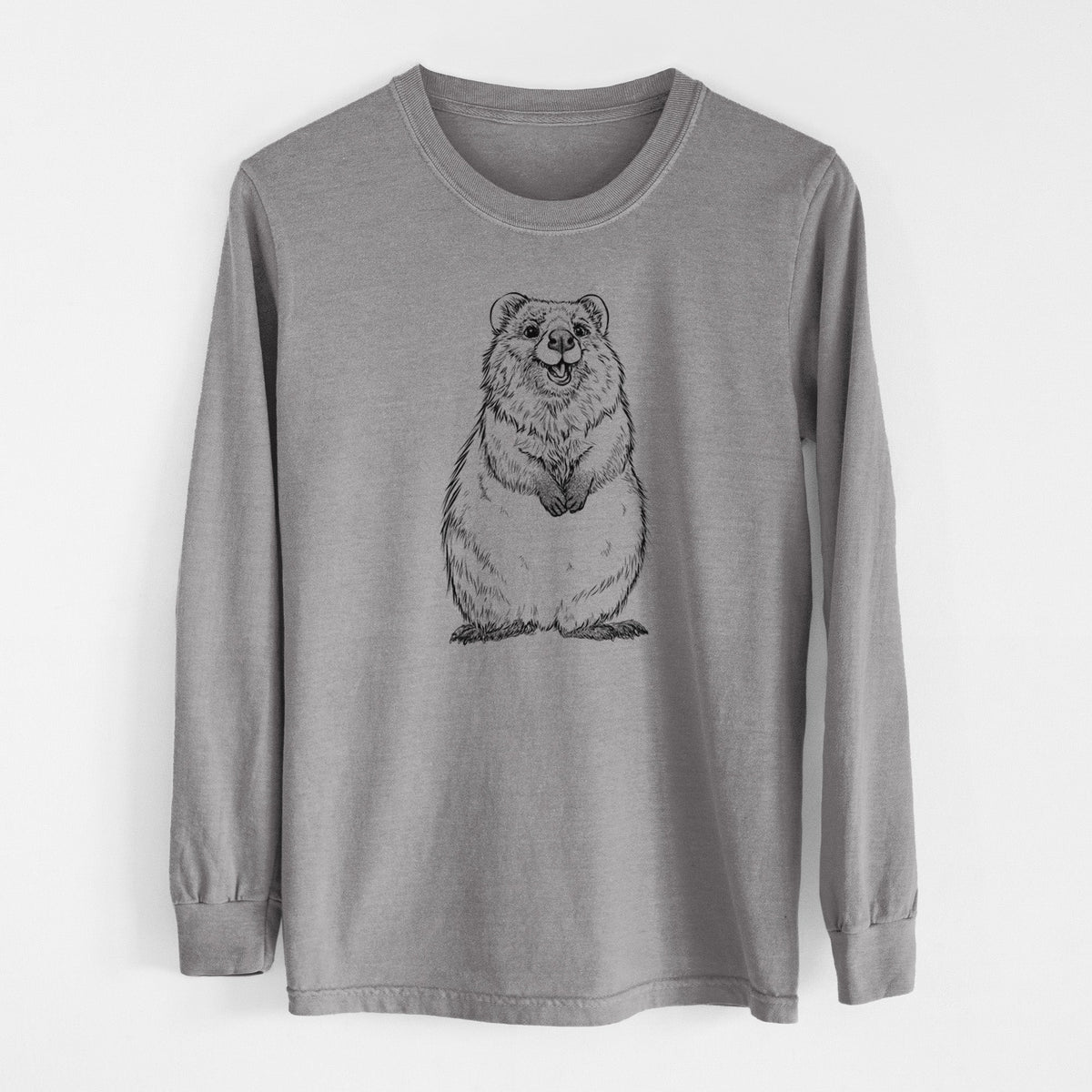 Quokkas - Setonix brachyurus - Unisex Comfort Colors 100% Cotton Long Sleeve