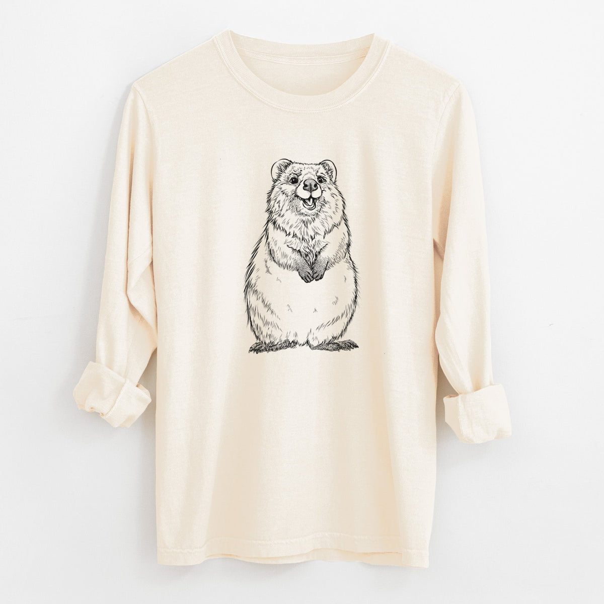 Quokkas - Setonix brachyurus - Unisex Comfort Colors 100% Cotton Long Sleeve