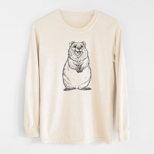 Quokkas - Setonix brachyurus - Unisex Comfort Colors 100% Cotton Long Sleeve