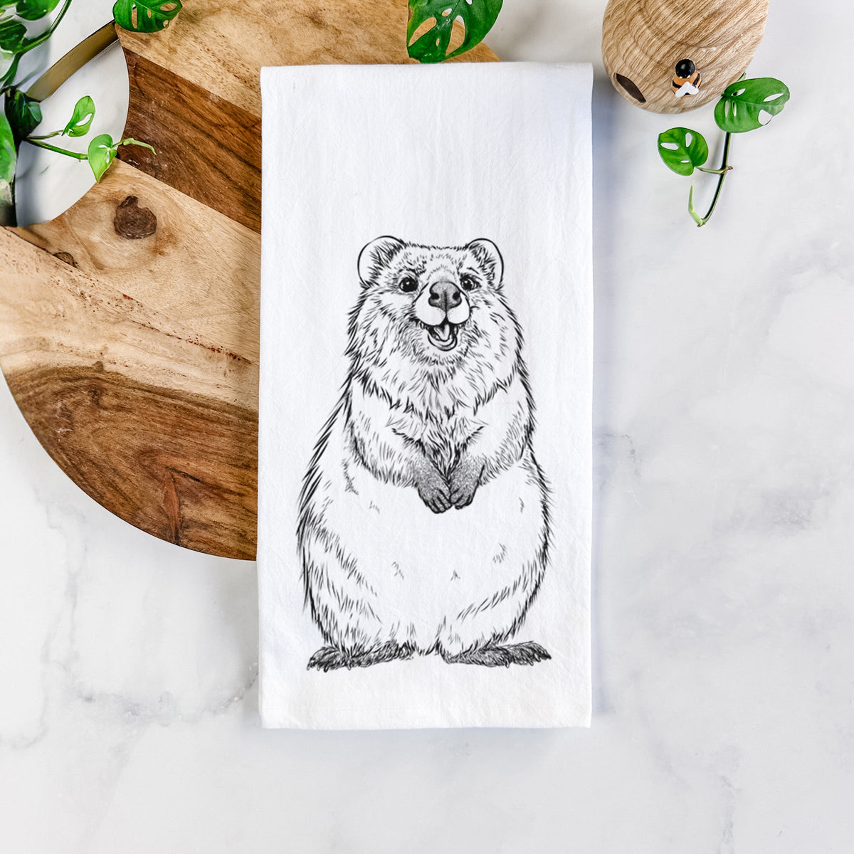 Quokkas - Setonix brachyurus Tea Towel